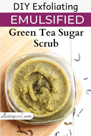 Green Tea Emulsified Sugar Scrub Recipe