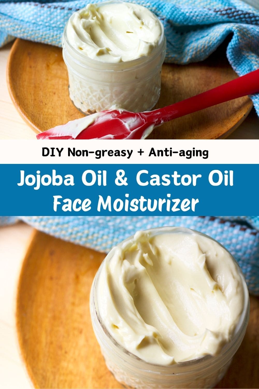 DIY Jojoba & Castor Oil Face Moisturizer (Non-greasy & Anti-aging)