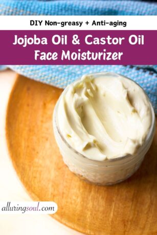 DIY Jojoba & Castor Oil Face Moisturizer (Non-greasy & Anti-aging)