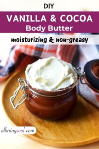 DIY Vanilla Cocoa Body Butter Recipe (Moisturizing & Non-Greasy)