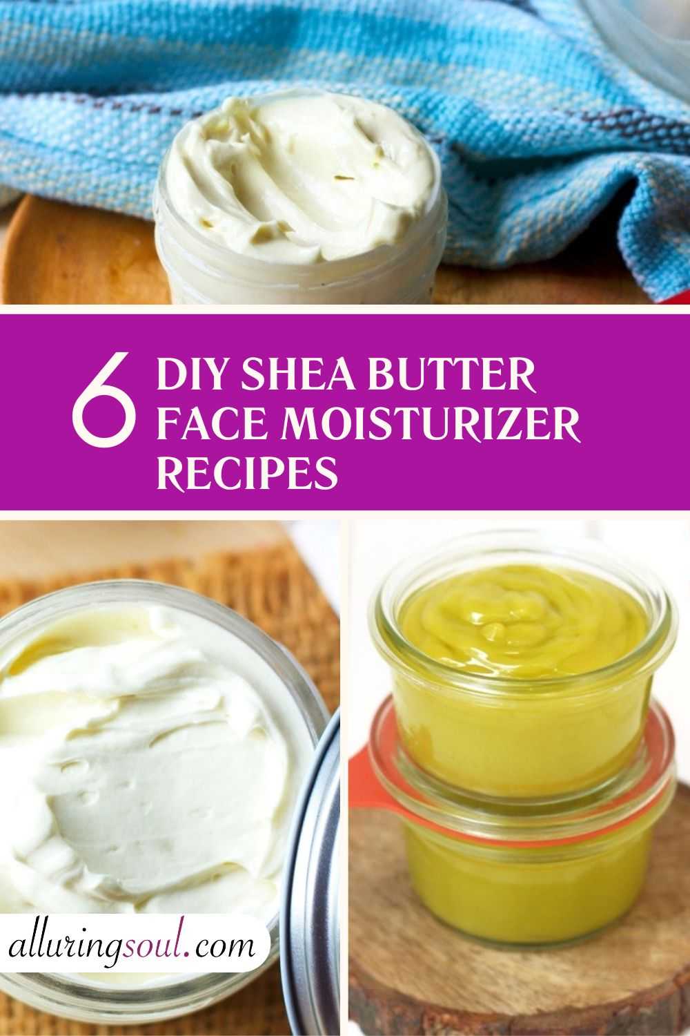 Curated visual reference: Visual Reference: 6 DIY Shea Butter Face Moisturizer Recipes