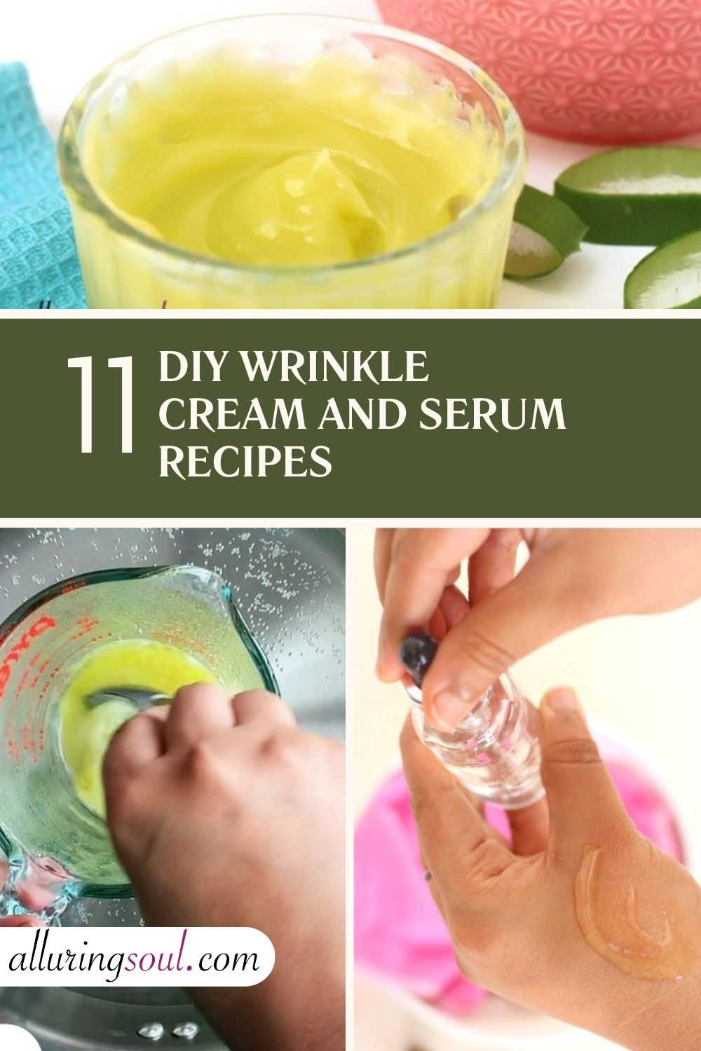 11 DIY Wrinkle Cream and Serum Recipes